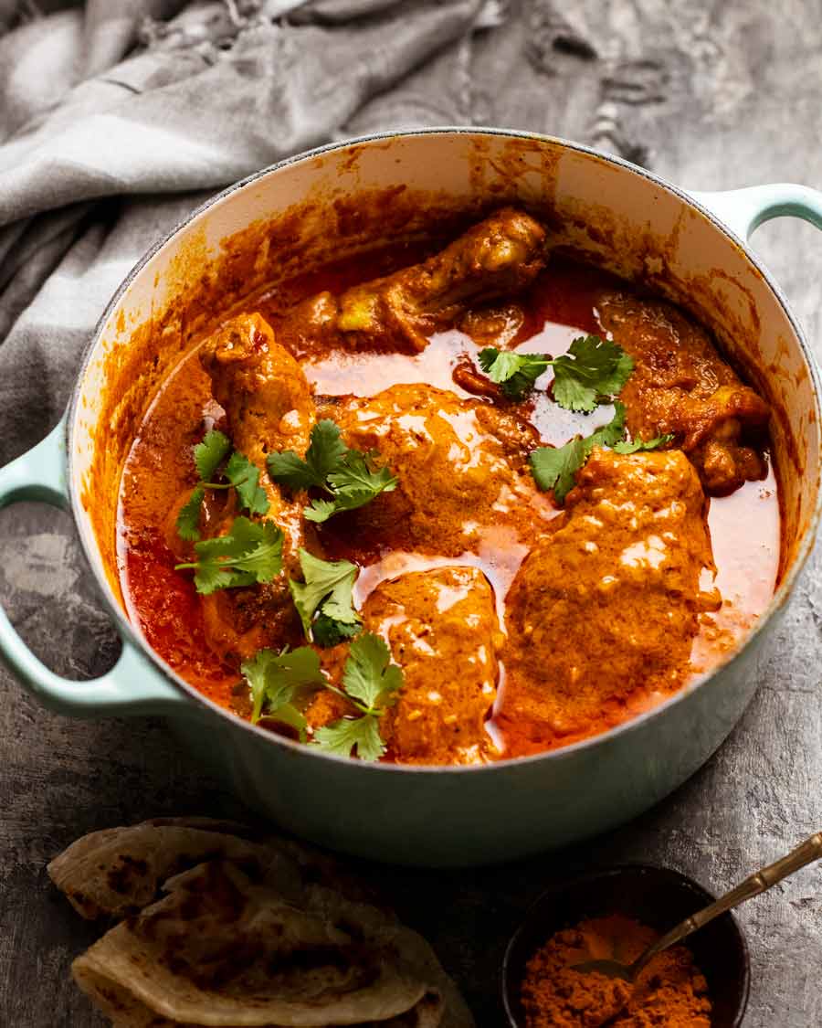 Freshly made pot of Kuku Paka (African chicken curry)