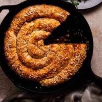 Freshly made Borek ready to be served