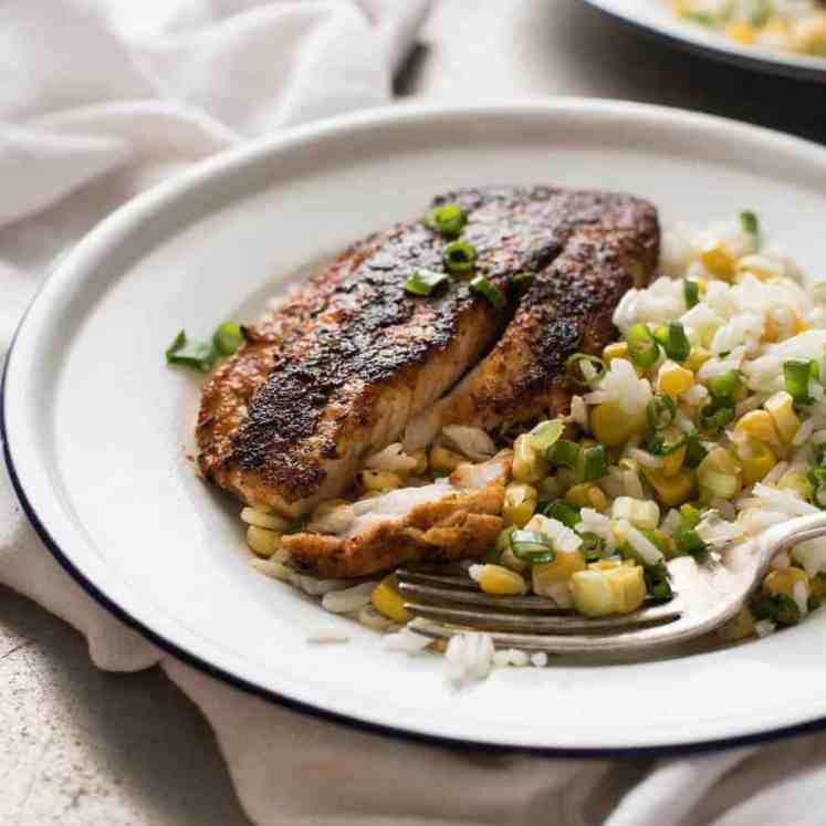 Cajun Blackened Fish - An incredible flavour explosion, so easy to make!