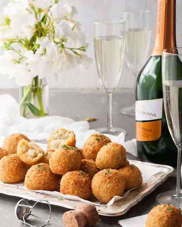 Cheesy Italian Arancini Rice Balls - Sensational for making ahead!