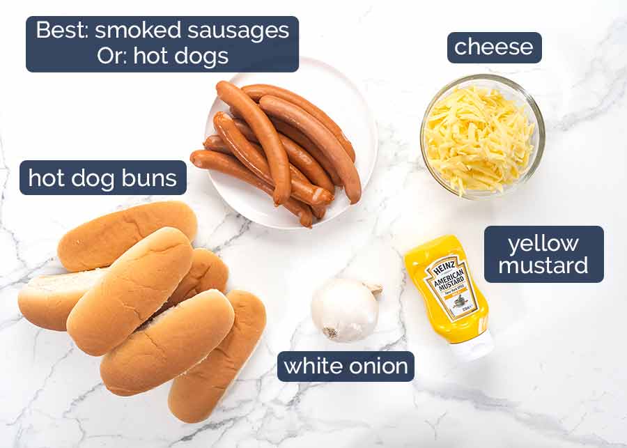 Ingredients in Chili dogs