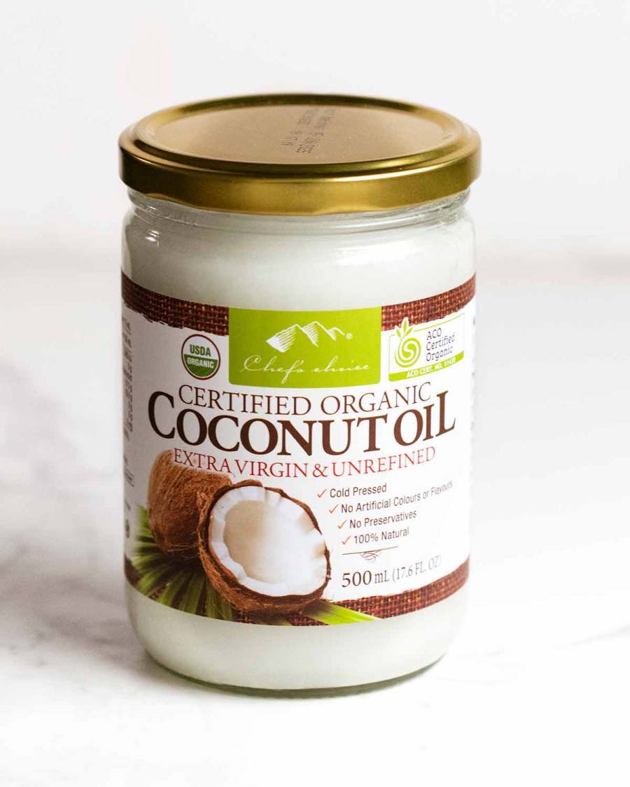 Unrefined coconut oil