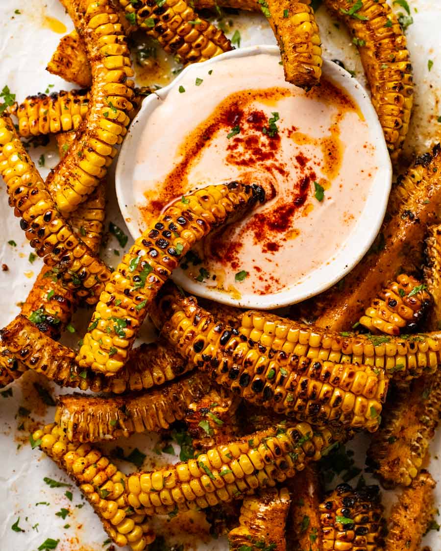 Plate of Corn ribs