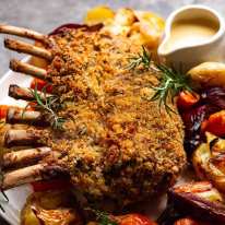 Rosemary Crumbed Rack of Lamb