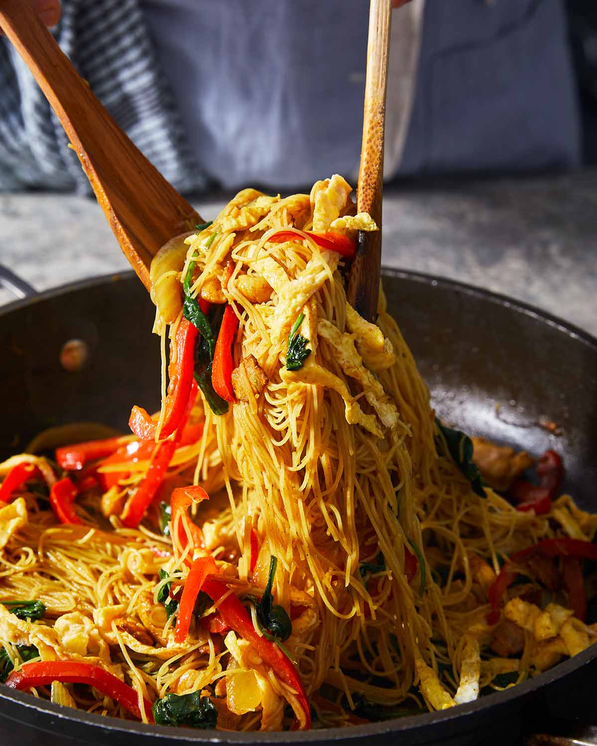 Singapore Chicken Vermicelli Noodles