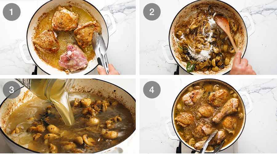 How to make Chicken Fricassée