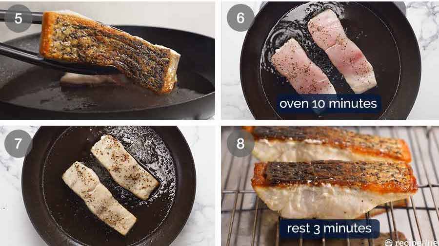 How to make crispy skin barramundi