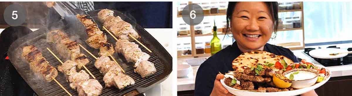 How to make Lamb souvlaki