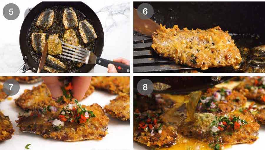 How to make Mediterranean Crusted Sardines