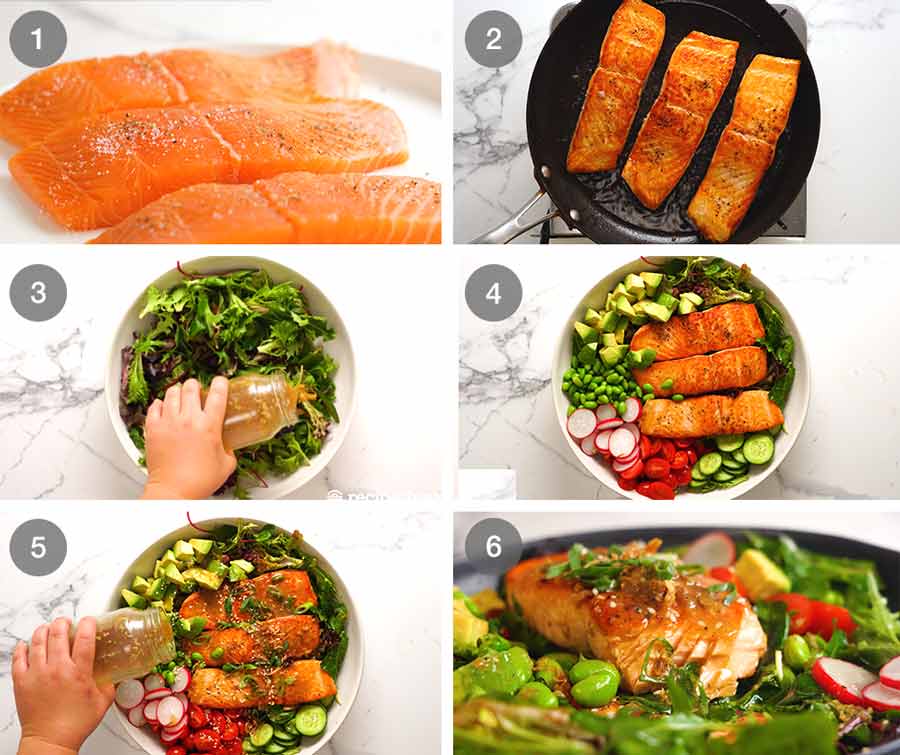 How to make salmon salad