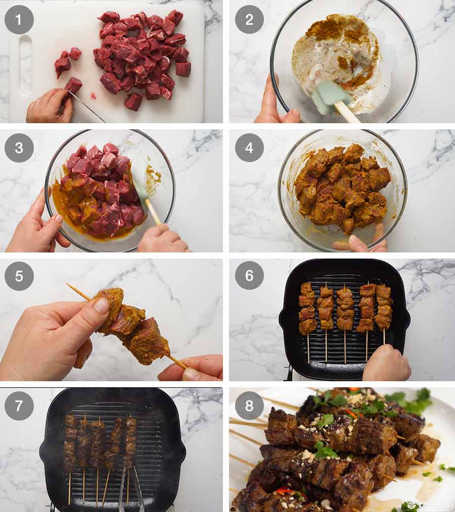 How to make Thai Beef Satay