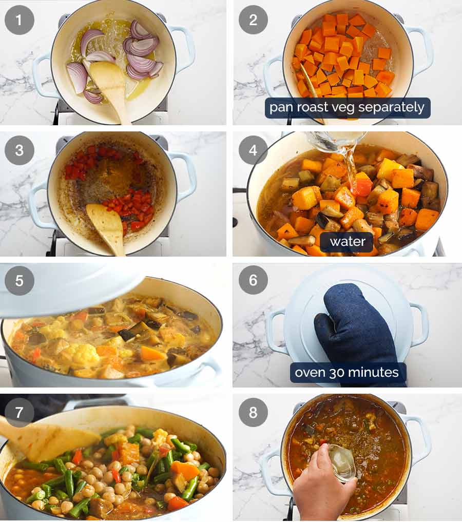 How to make Vegetable Tagine