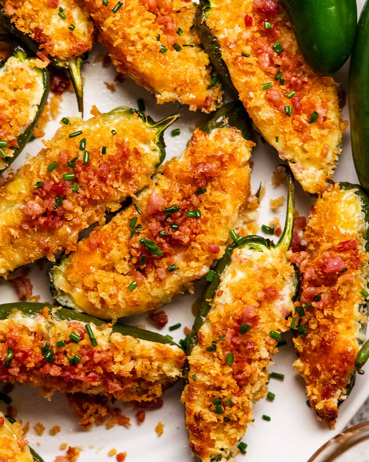 Close up of Jalapeño poppers