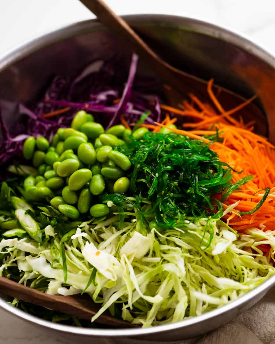 Making Japanese Slaw - Chargrill Charlie's Copycat