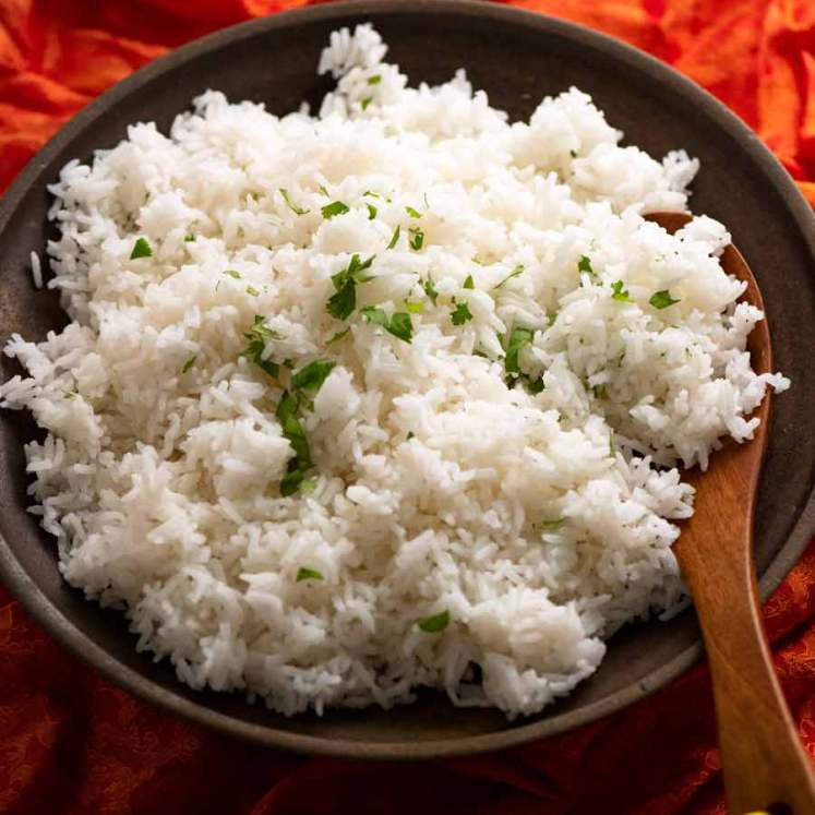 Plate of Jasmine Rice