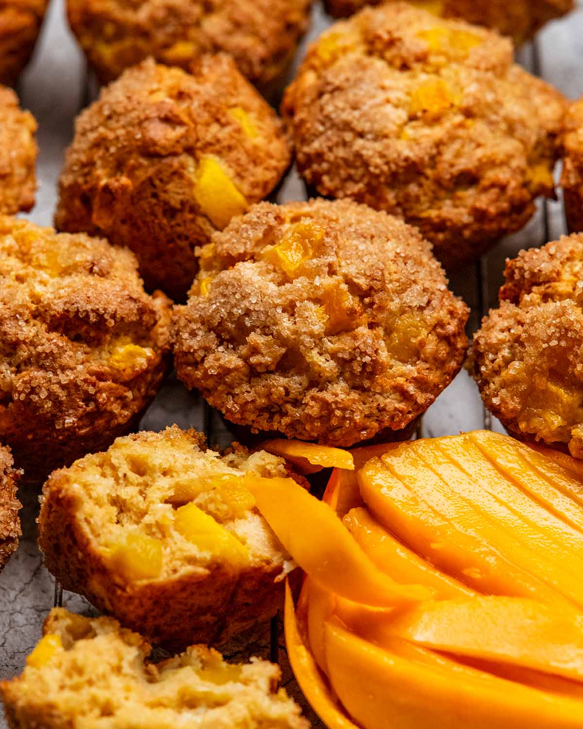 Freshly made Mango muffins