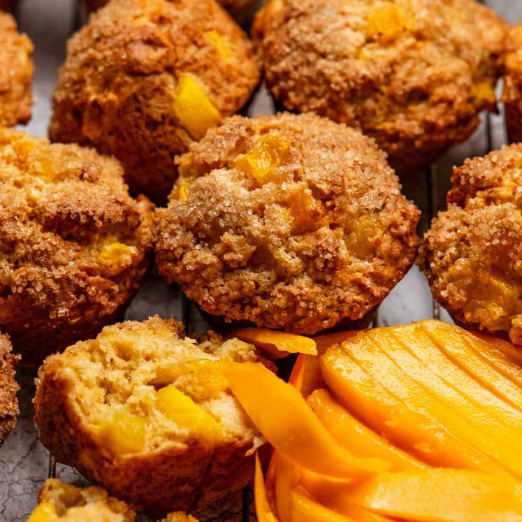 Freshly made Mango muffins