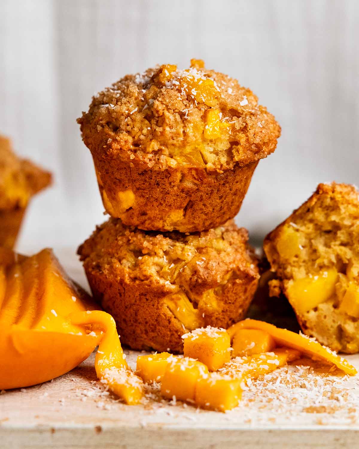 Freshly baked Mango muffins