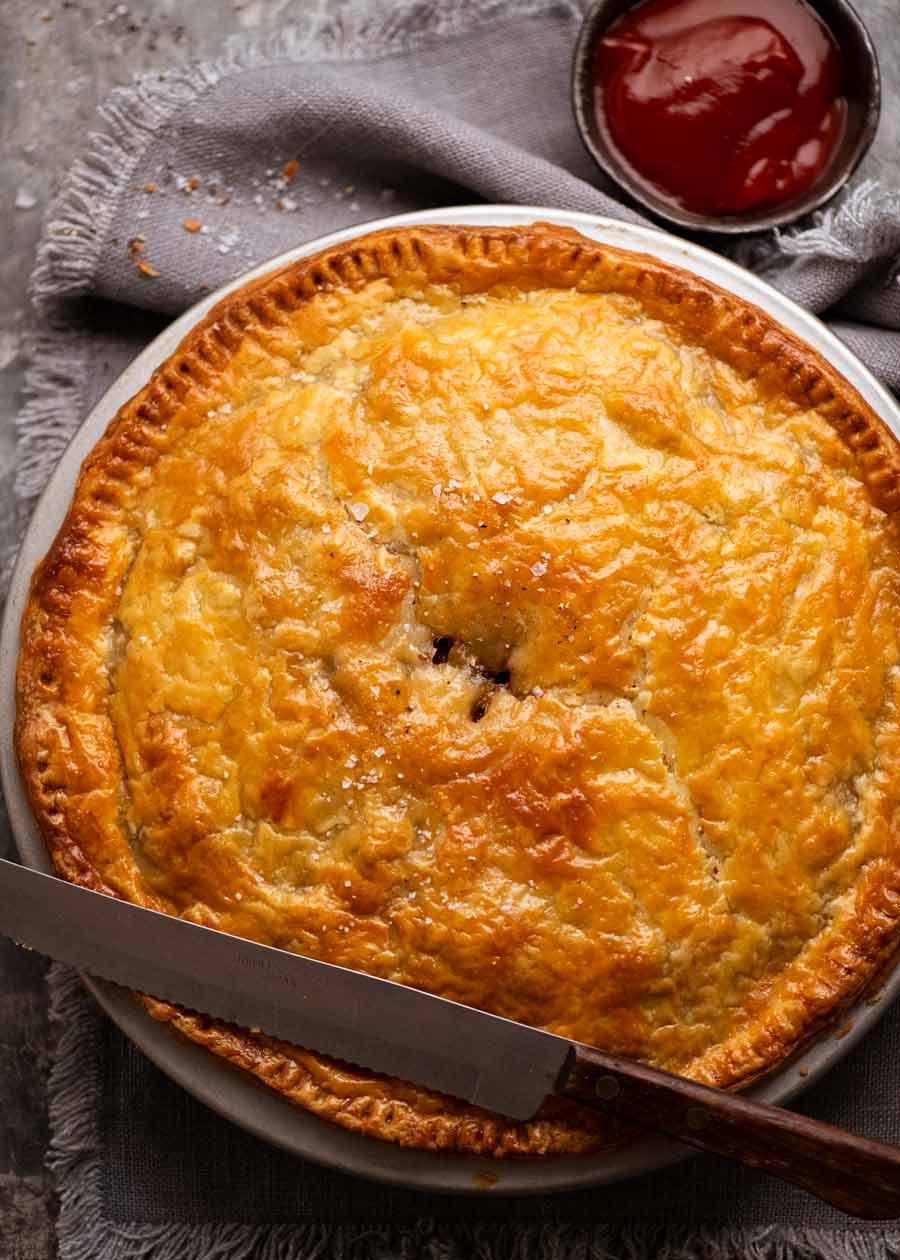 Overhead photo of Family Meat Pie