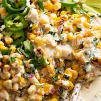 Close up of Mexican Corn Salad