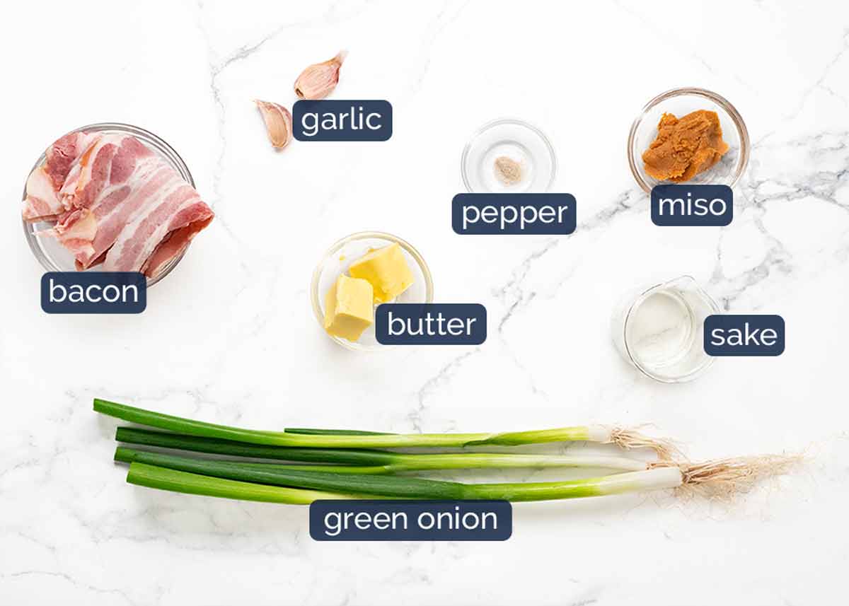 Miso butter corn ingredients