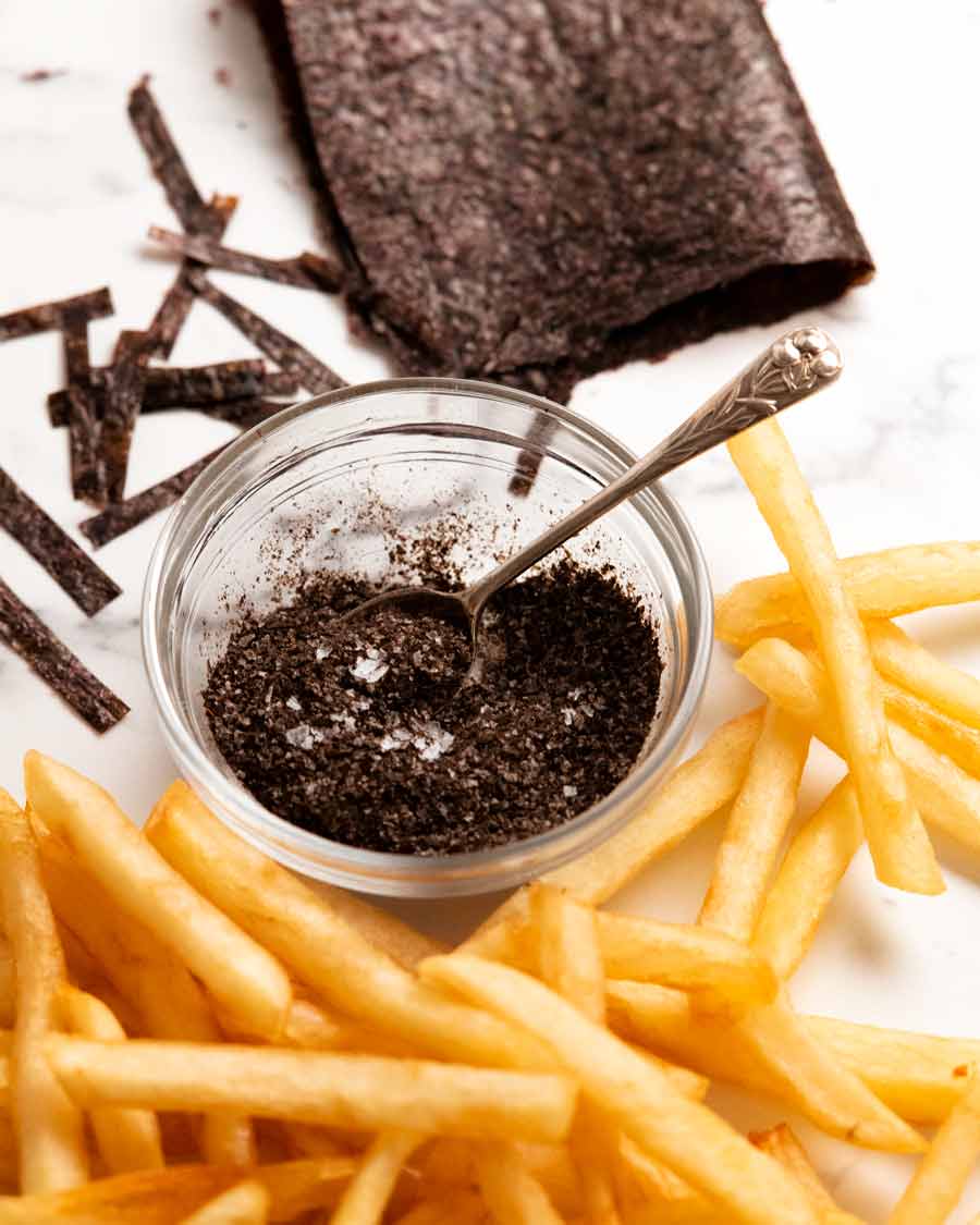 Nori salt for French fries