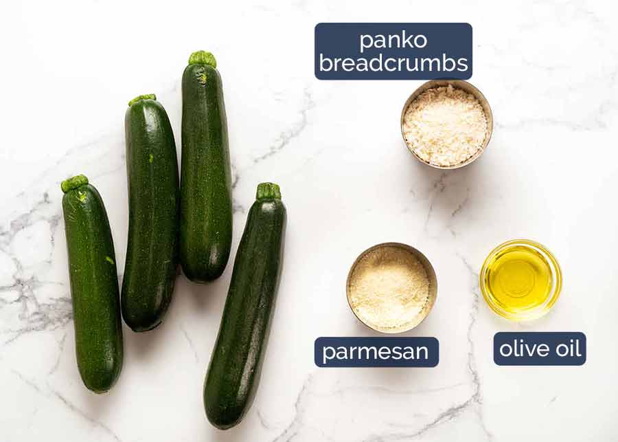 How to make baked zucchini (courgettes)