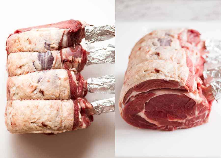 Raw Beef Standing Rib Roast (Prime Rib)