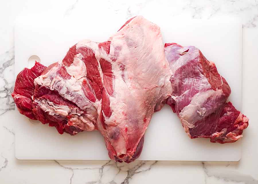 Butterflied Lamb Leg raw