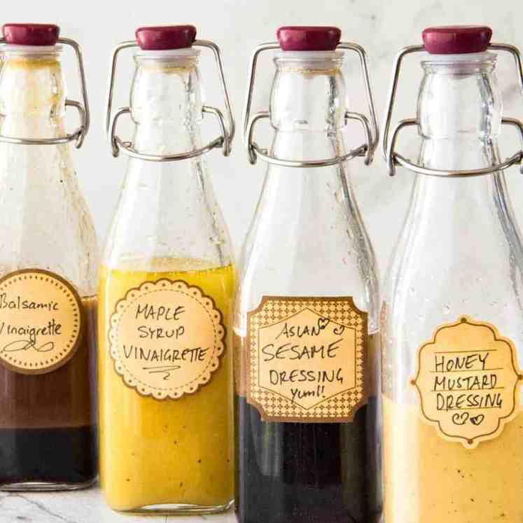 Easy Salad Dressing Recipes - Long Shelf Life, Ready To Use recipetineats.com