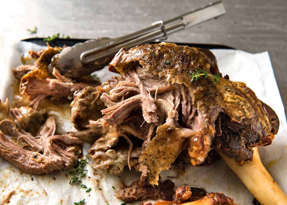 The most succulent and easiest lamb leg ever, this Slow Cooker Roast Lamb Leg takes minutes to prepare. The gravy is incredible! recipetineats.com