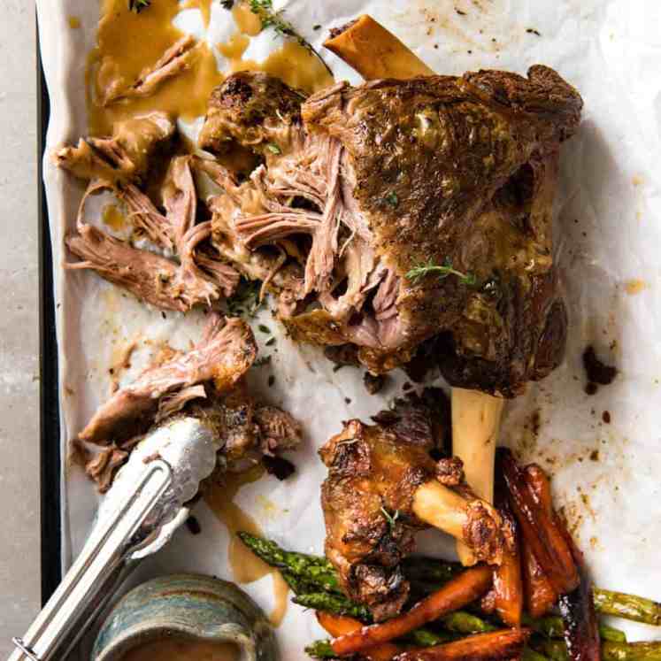 The most succulent and easiest lamb leg ever, this Slow Cooker Roast Lamb Leg takes minutes to prepare. The gravy is incredible! www.recipetineats.com