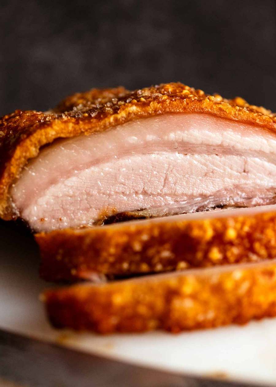 Crispy pork belly for banh mi