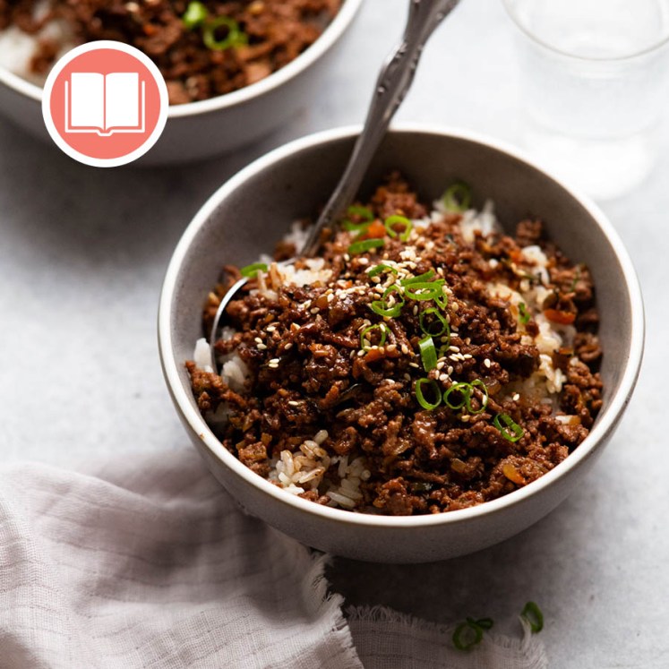 Teriyaki Beef Bowls from RecipeTin Eats "Dinner" cookbook by Nagi Maehashi