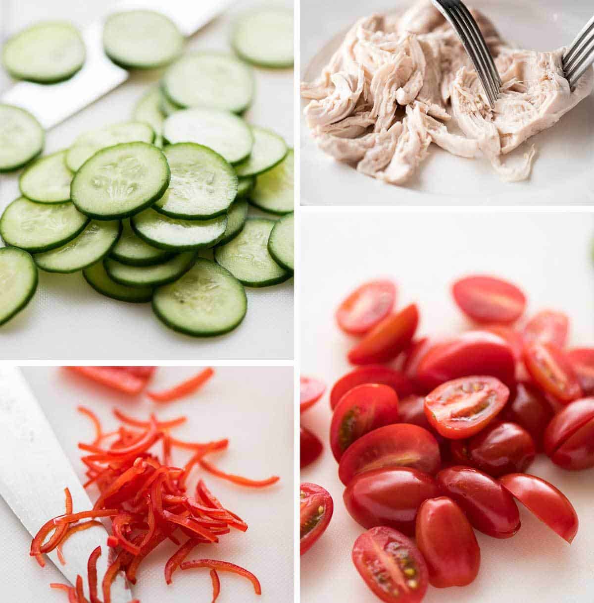 Thai Chicken Salad ingredients