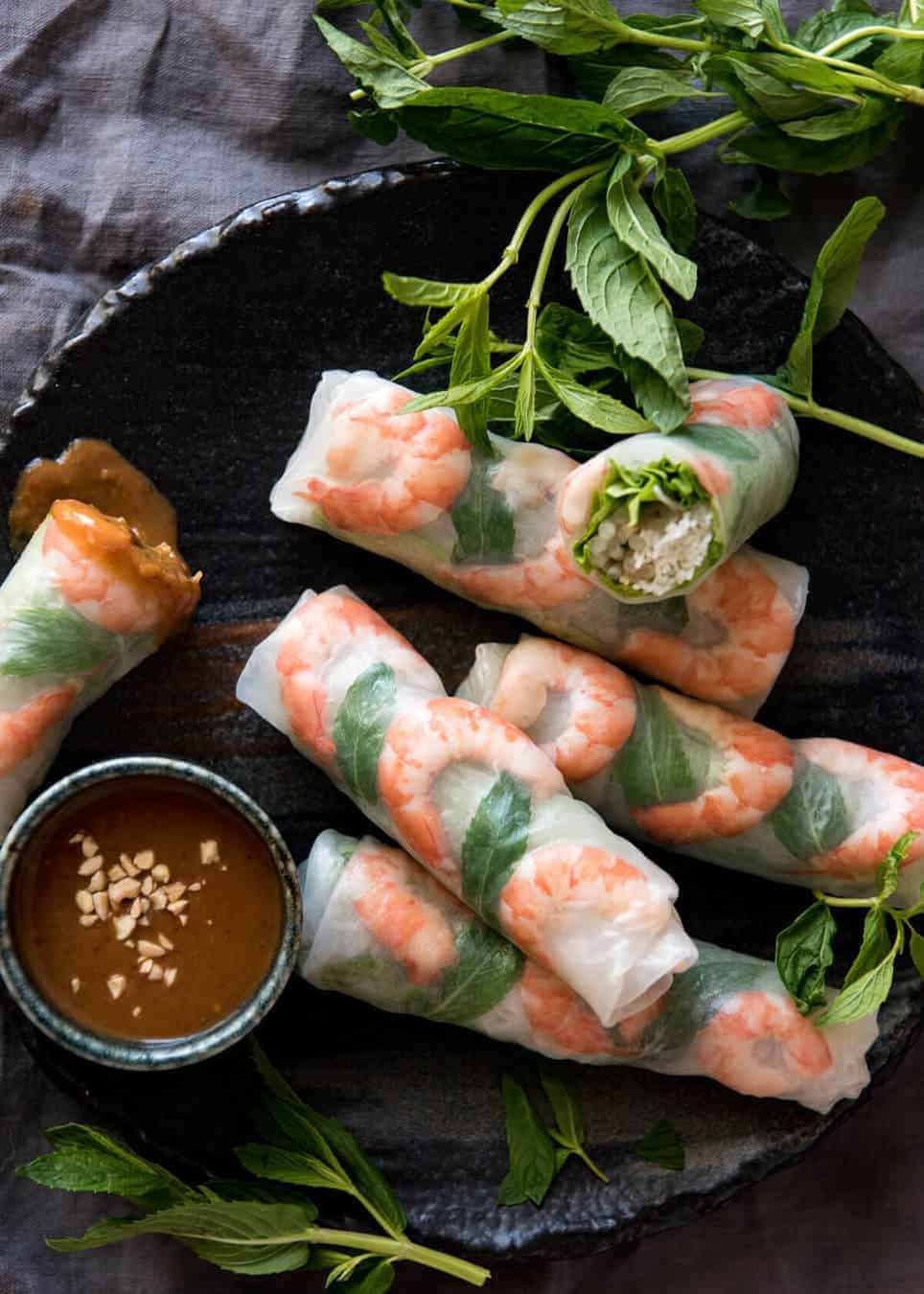 Jam packed with fresh, bright flavours, learn how to make Vietnamese Rice Paper Rolls with an easy to follow video tutorial and step by step photos. Served with an addictive Vietnamese Peanut Dipping Sauce! recipetineats.com