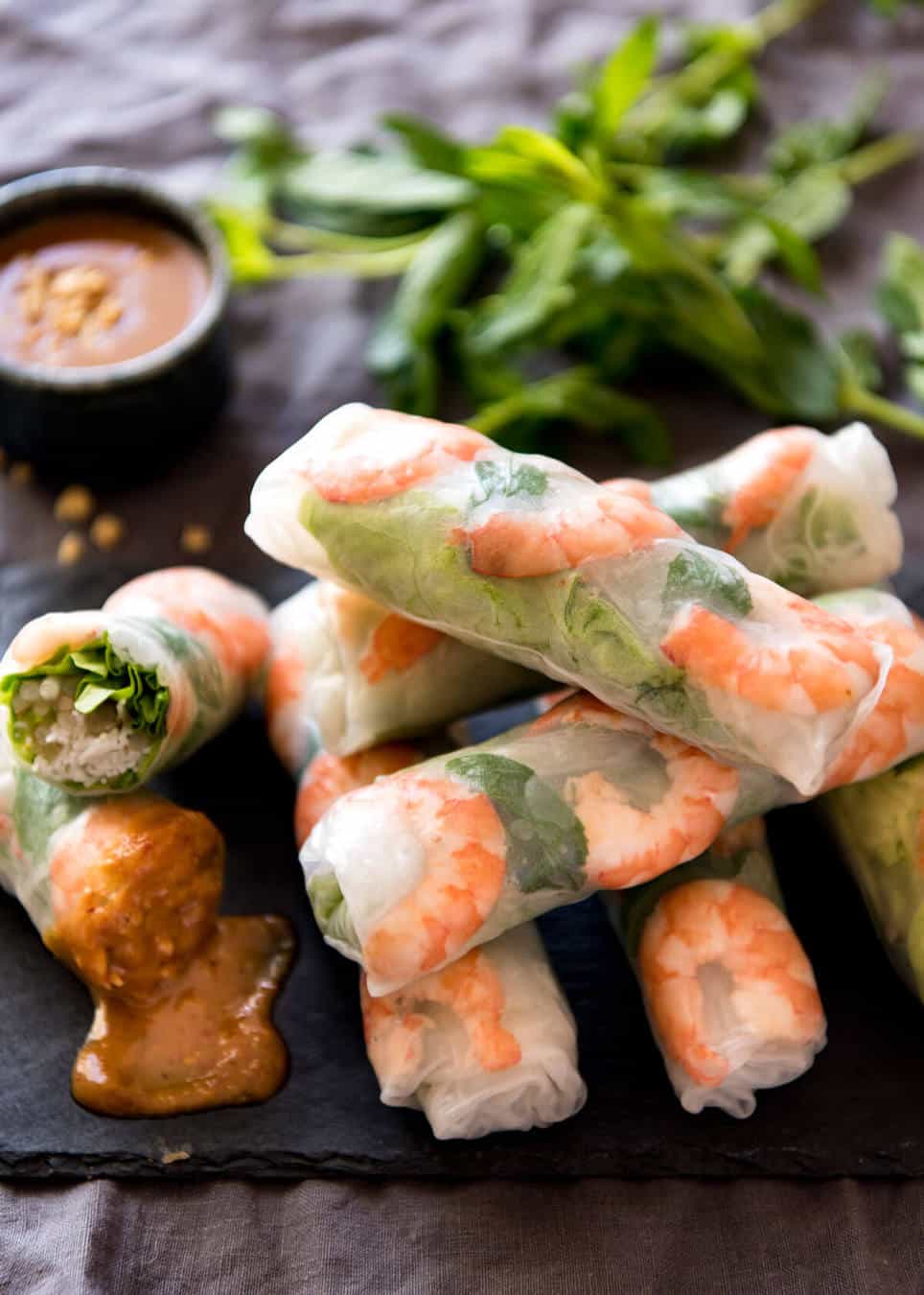 Jam packed with fresh, bright flavours, learn how to make Vietnamese Rice Paper Rolls with an easy to follow video tutorial and step by step photos. Served with an addictive Vietnamese Peanut Dipping Sauce! recipetineats.com