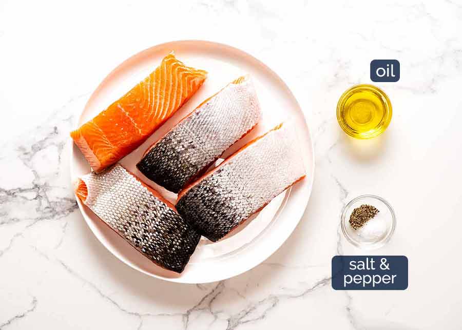 What you need to make Crispy Skin Salmon